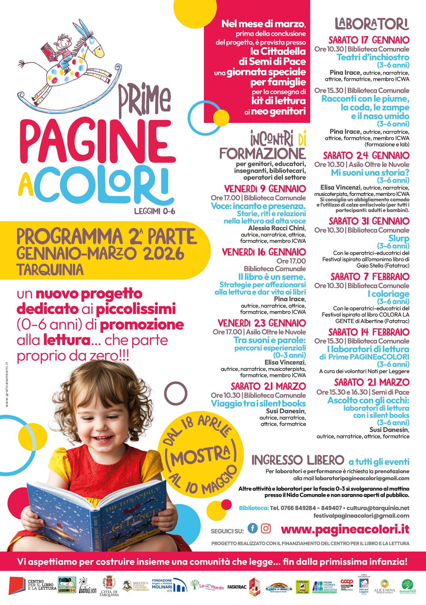 Incontro sulla lettura ad alta voce per bambini con Alessia Racci Chini a Tarquinia